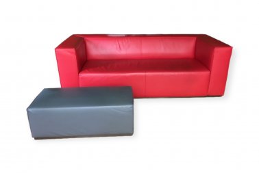 Cassina Blox Jehs + Laub sofa and footstool 